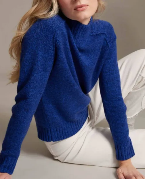 ALASHAN CASHMERE BRYNN MARLED TURTLENECK