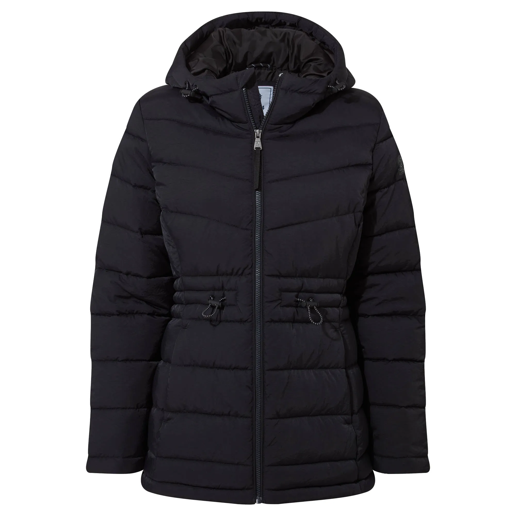 Anthorn Womens Padded Parka - Black