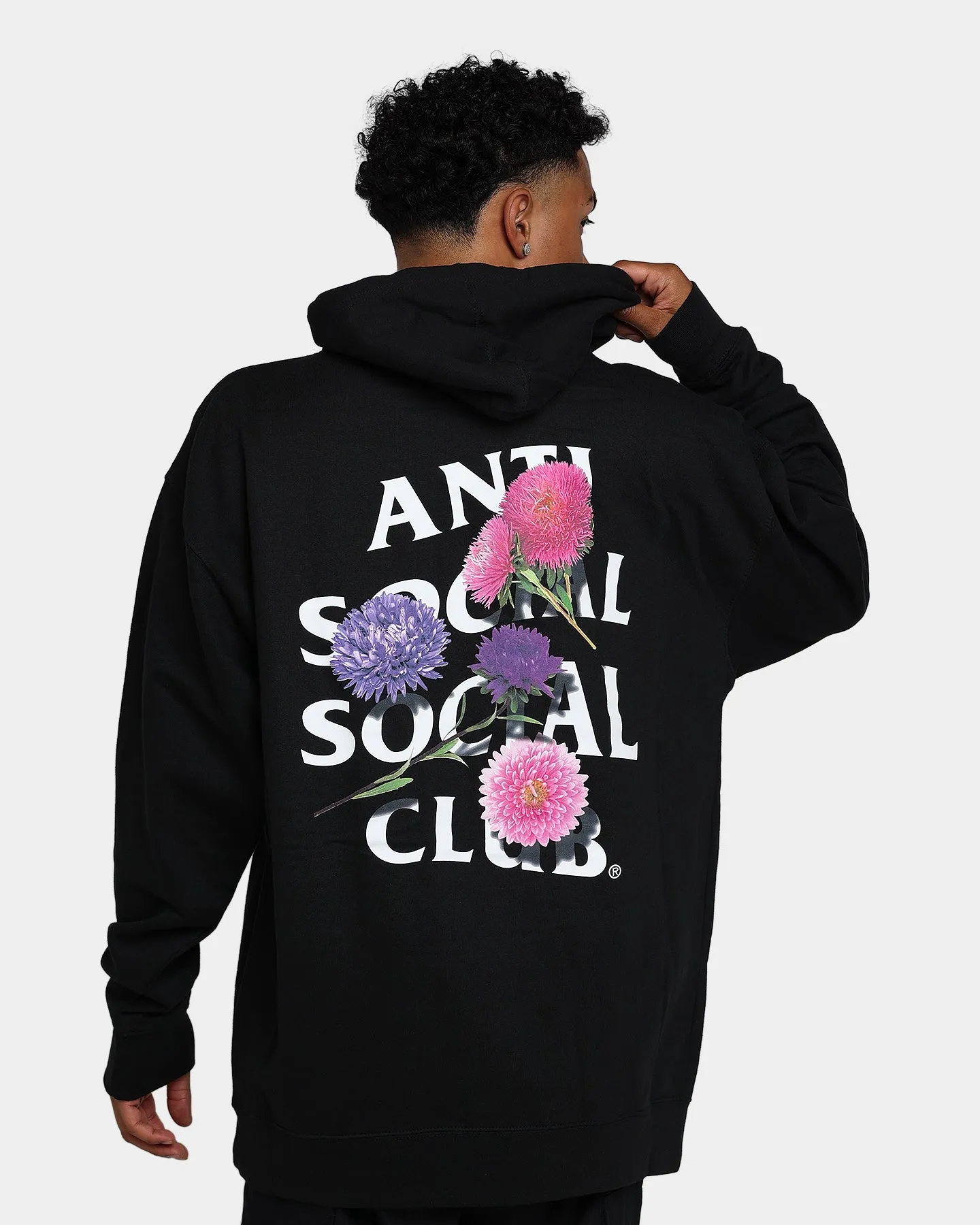 Anti Social Social Club Broken Vase Hoodie Black