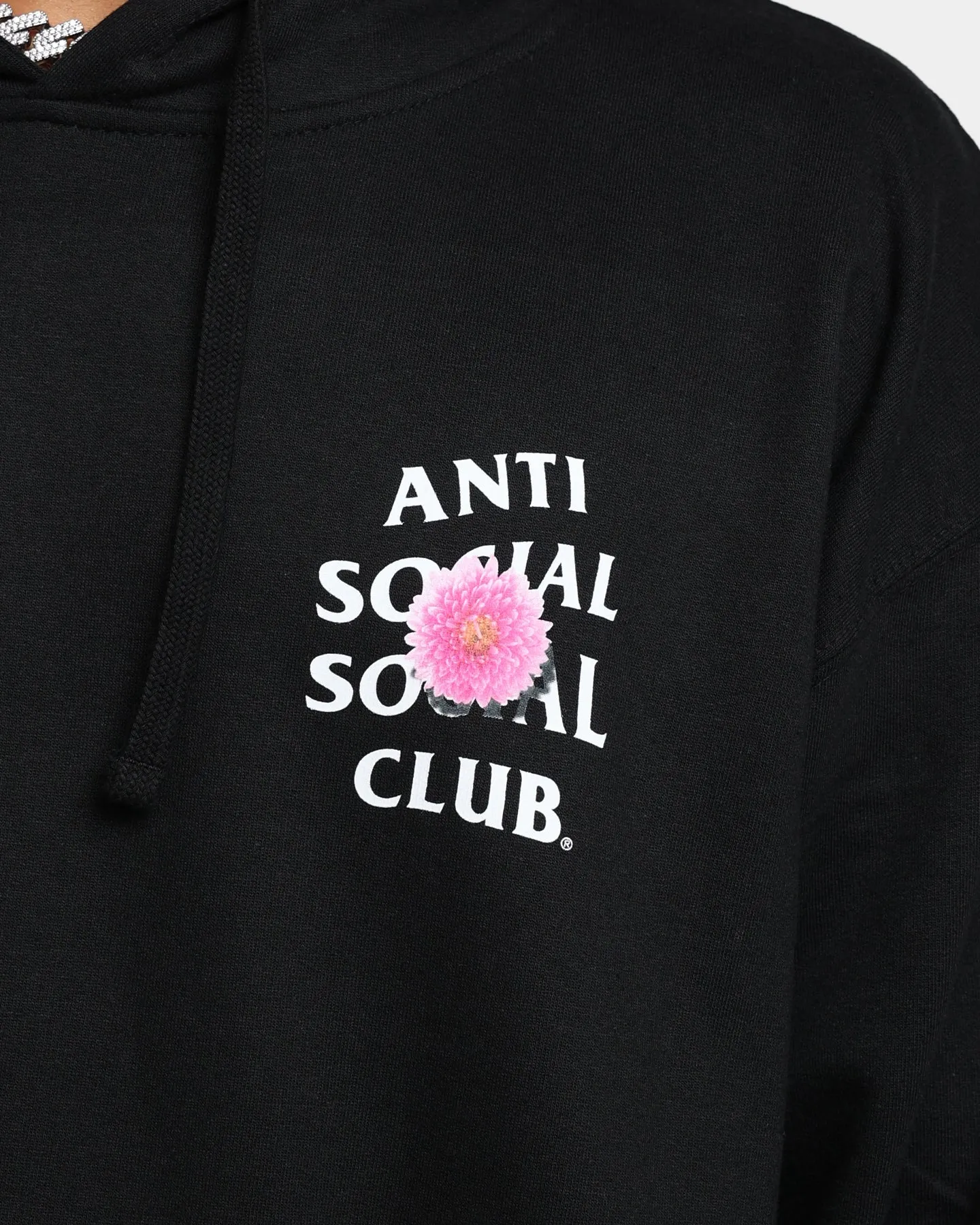 Anti Social Social Club Broken Vase Hoodie Black