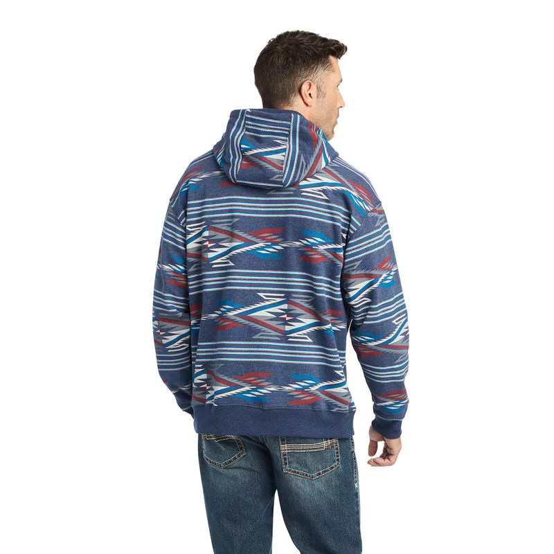 Ariat Men's All-over print Chimayo Hoodie, Chimayo Multi Print