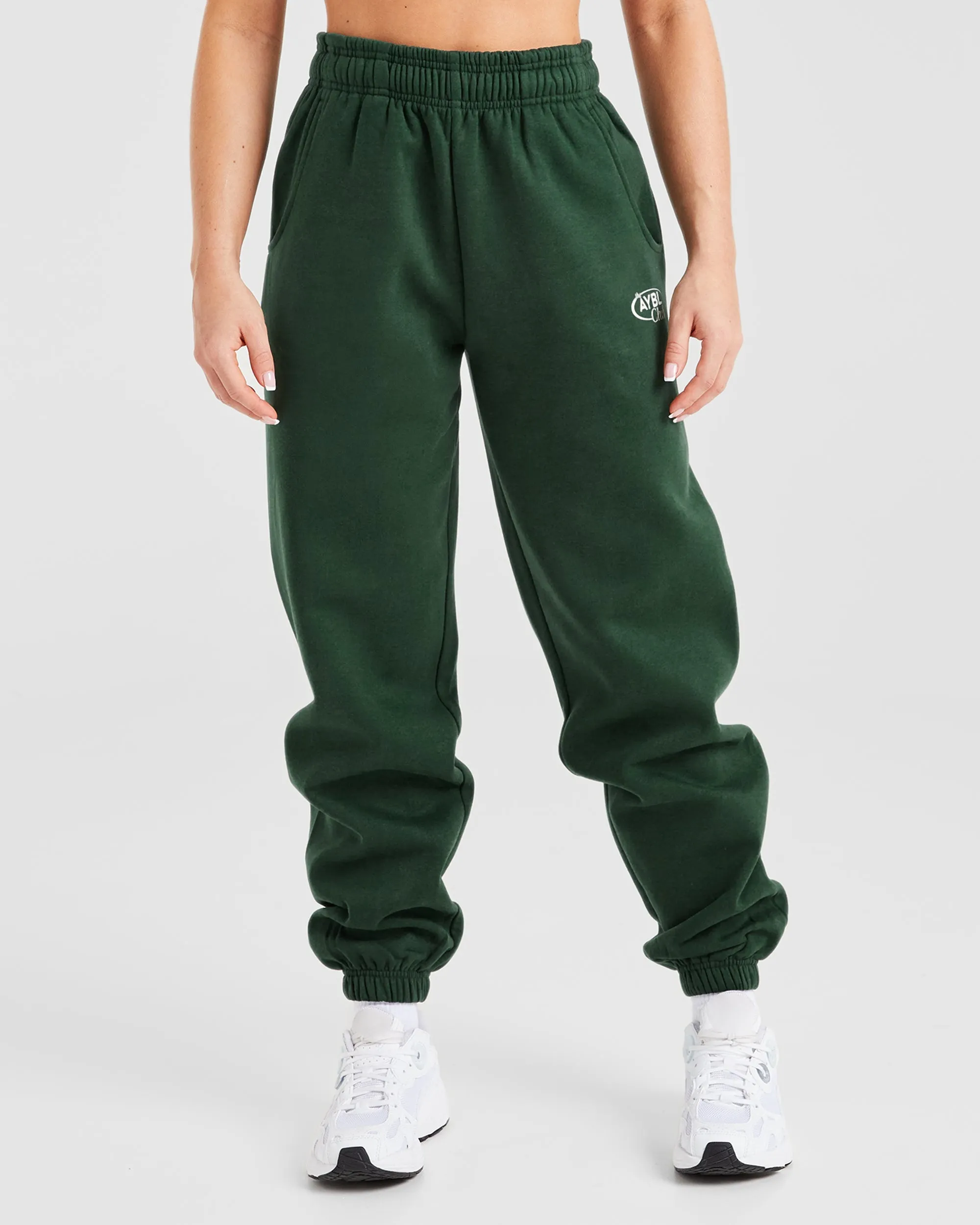 AYBL Club Oversized Joggers - Green/Sand