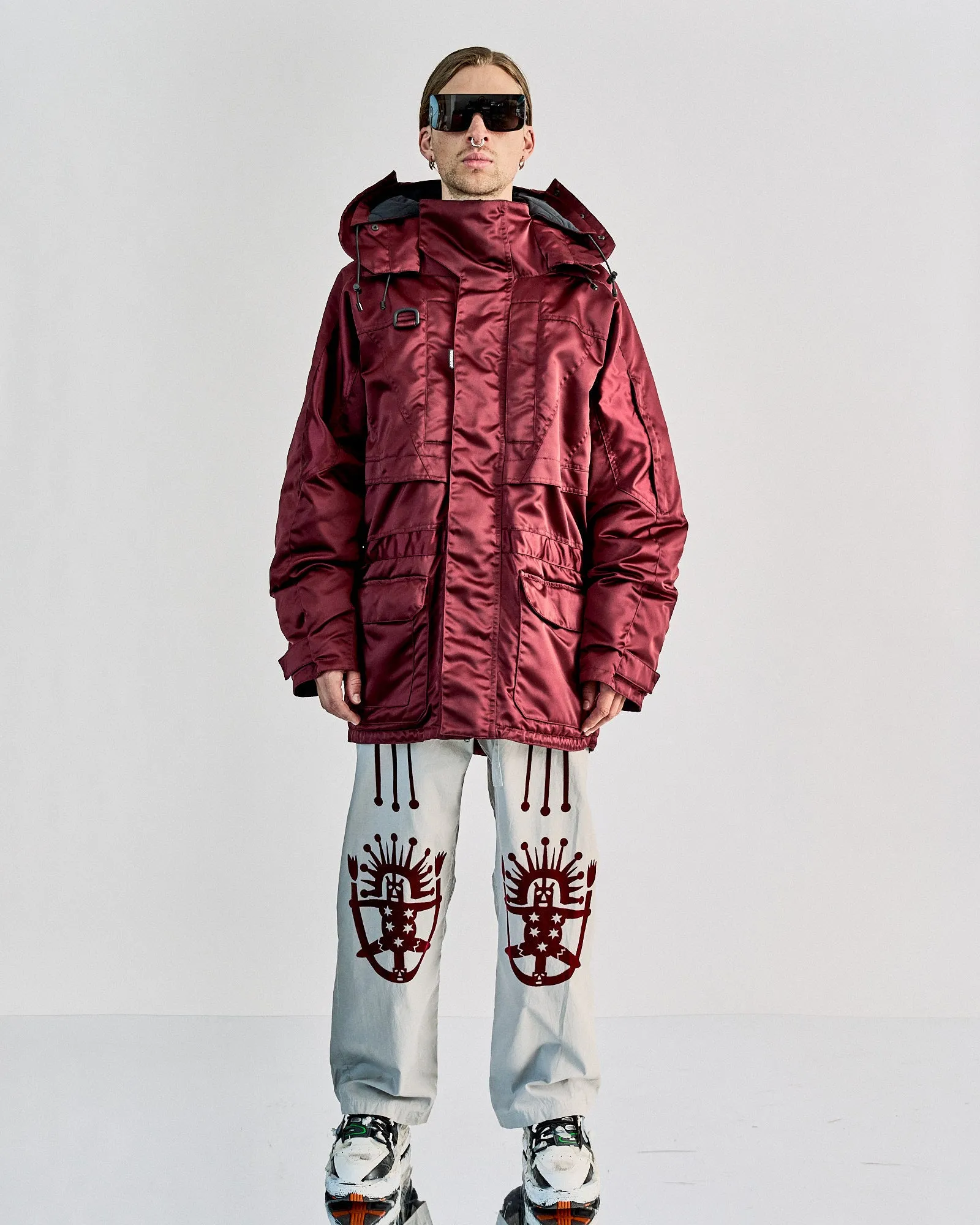 Balenciaga Winter 2019 Look 73 Incognito parka jacket