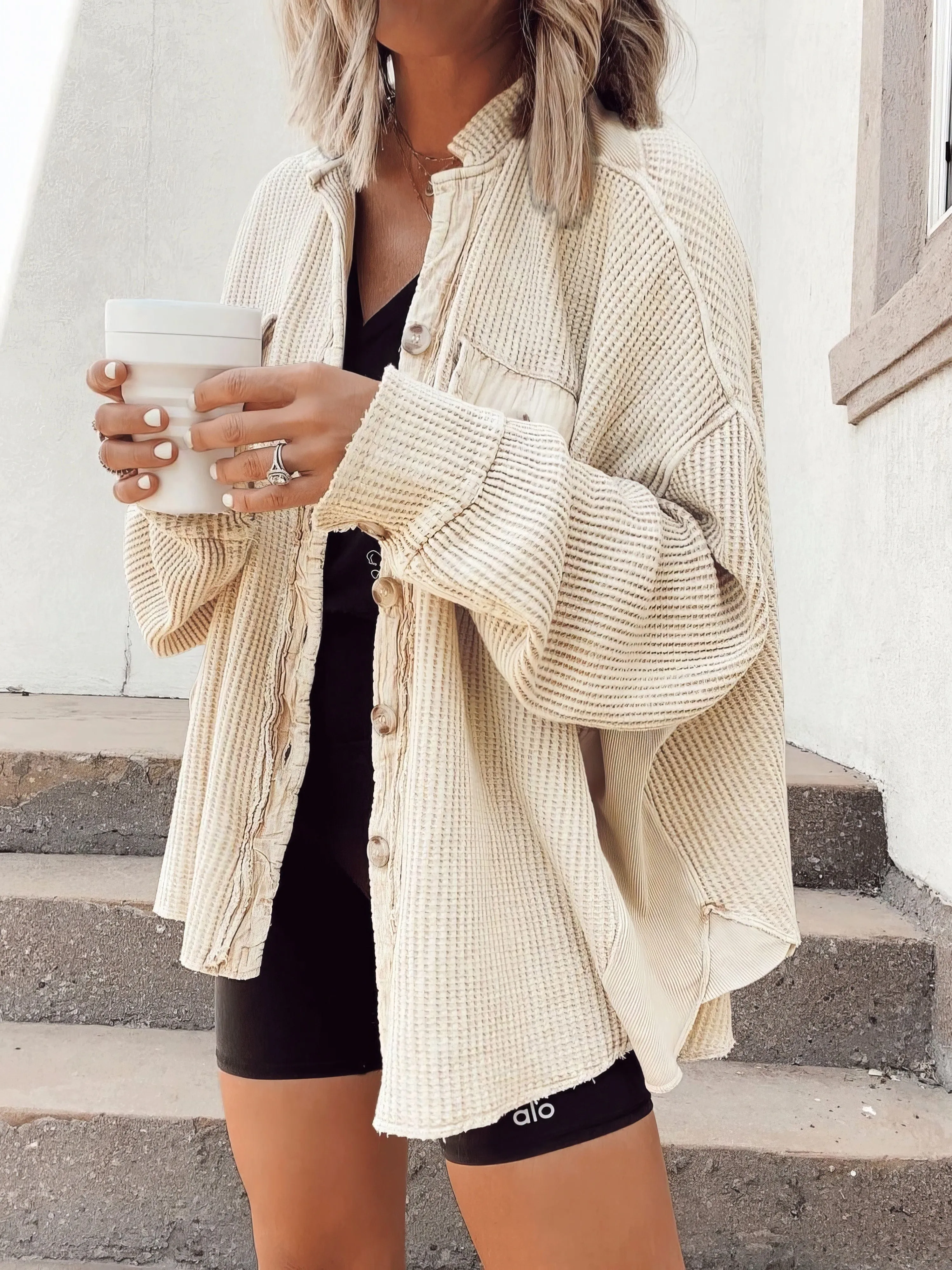 Black Long Knit Cardigan