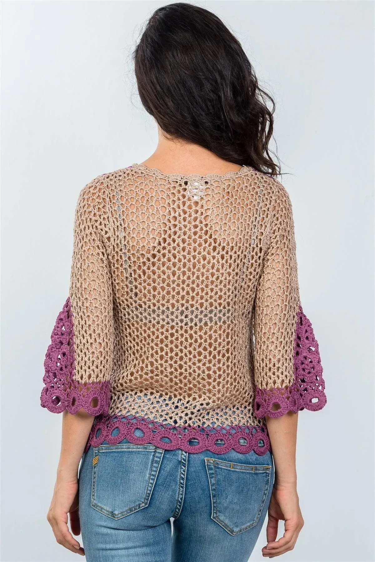 Bohemian Mocha Knitted Top /3-3