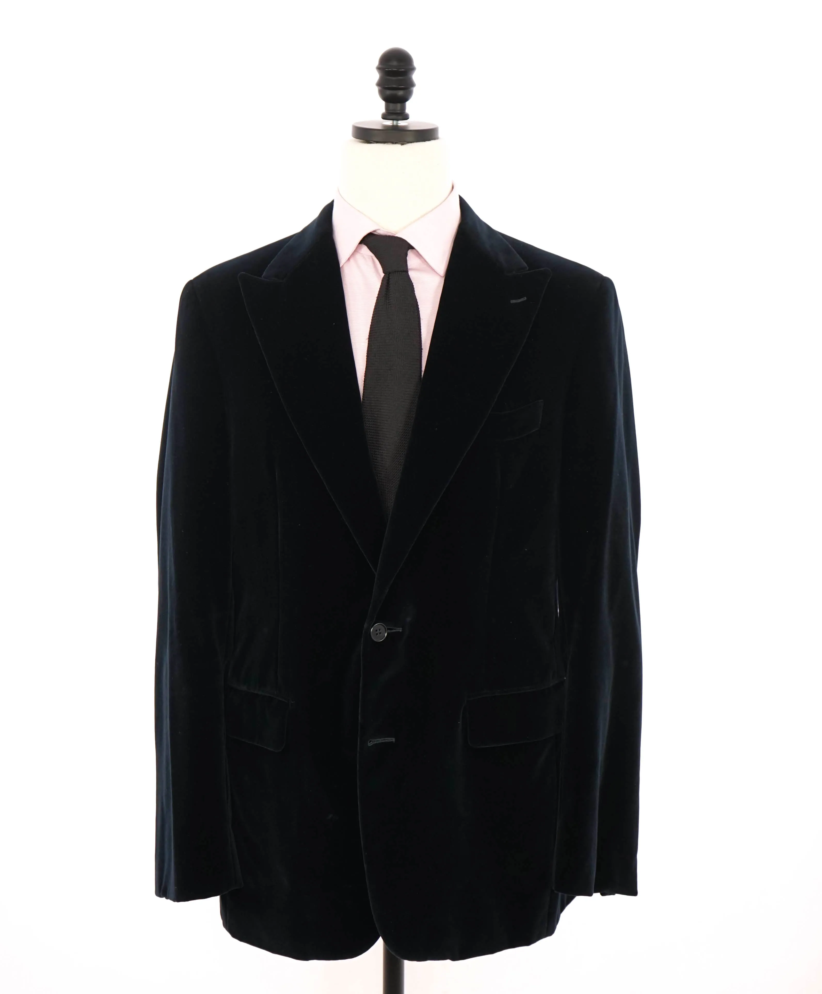 CANALI - Velvet  Navy Dinner/Smoking Jacket - 44L