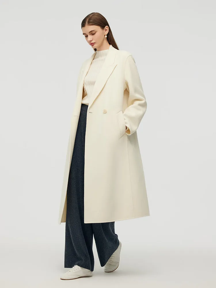 Cashmere Wool Women Wrap Overcoat