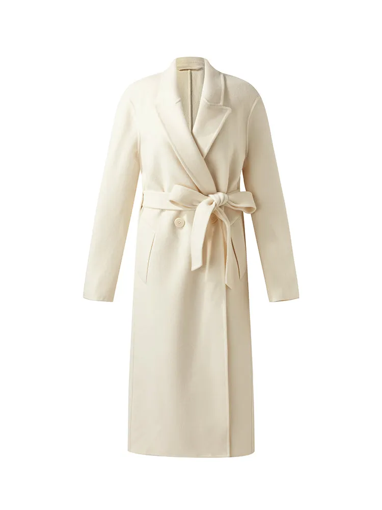 Cashmere Wool Women Wrap Overcoat