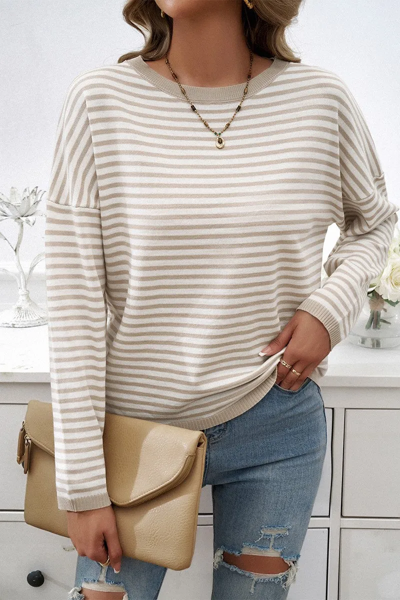 Contrast Charm Pullover