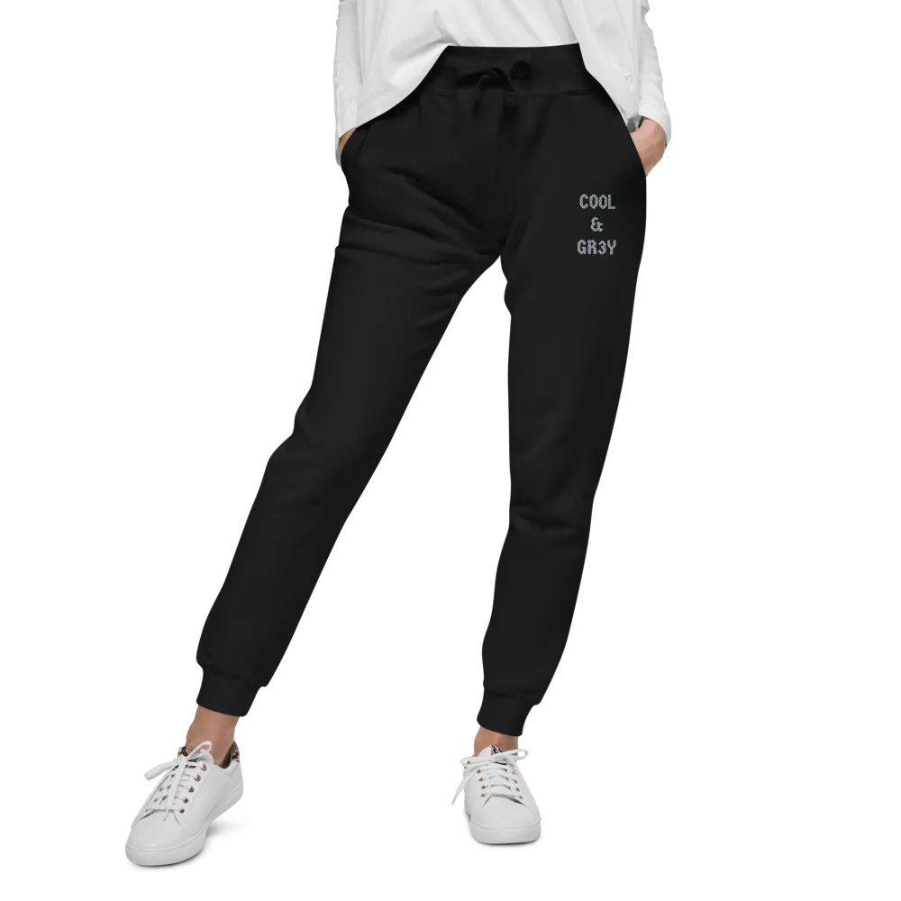 COOL & GR3Y - Unisex fleece Joggers