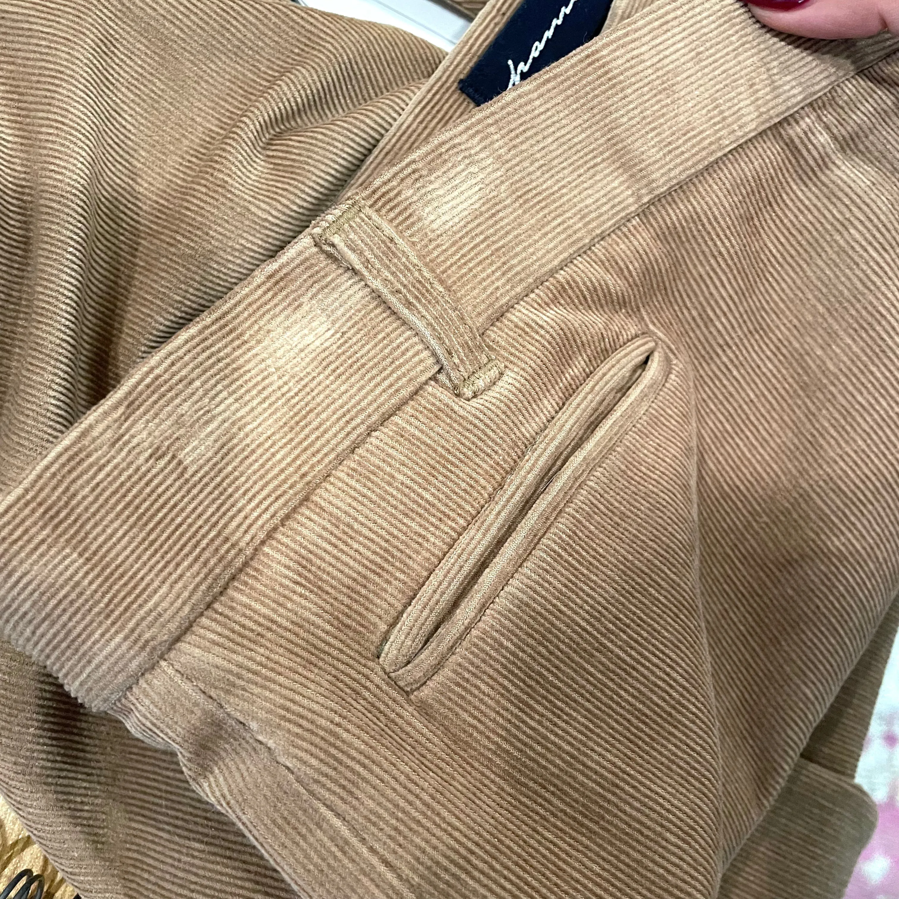 Corduroy Ankle Pants