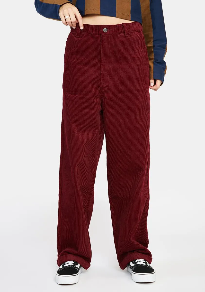 Corduroy Baggie Pants