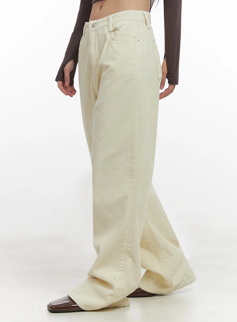 Corduroy Dream Wide Leg Pants IN415