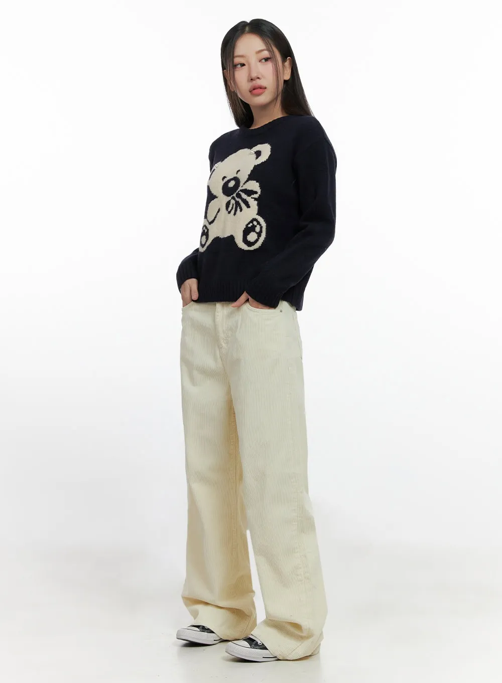 Corduroy Dream Wide Leg Pants IN415