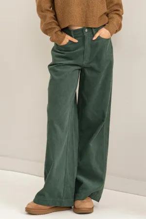 Corduroy High-Rise Pants