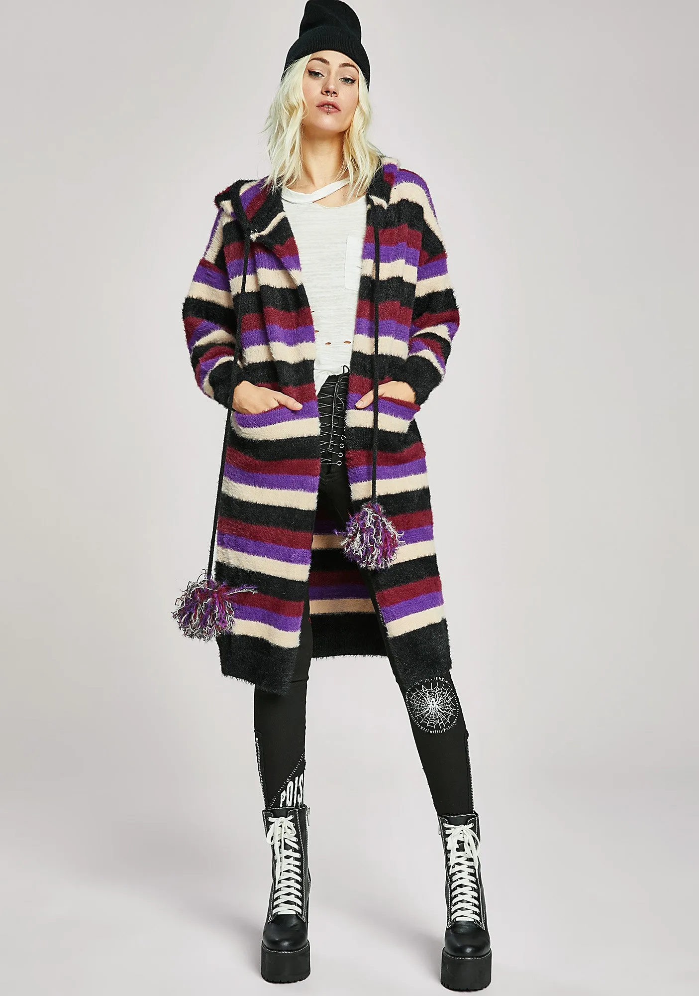 Cozy Town Stripe Cardigan