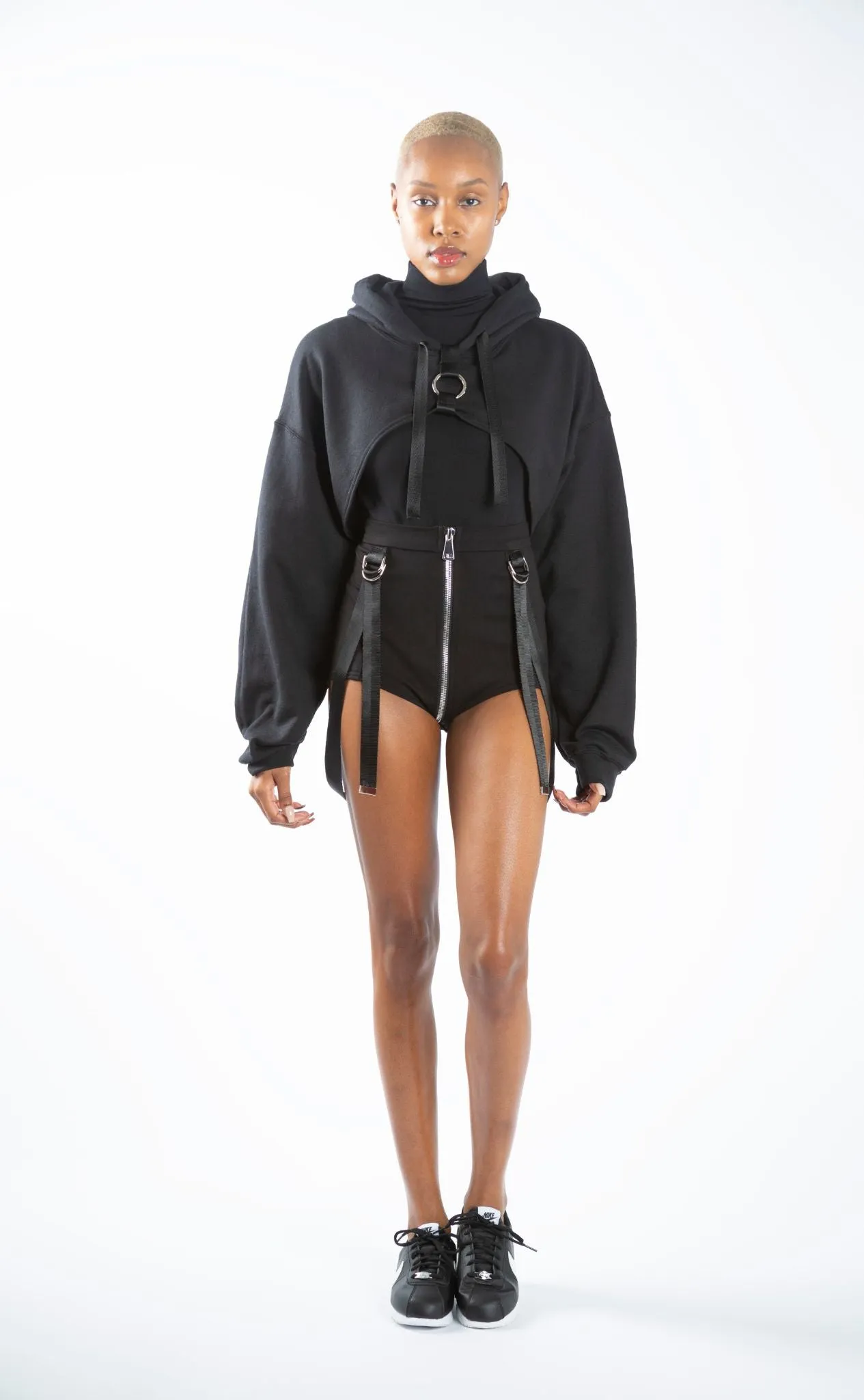 Crop Harness Hoodie