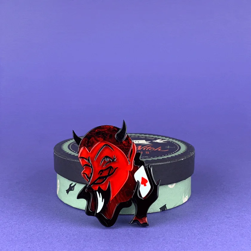 Deal With the Devil Brooch