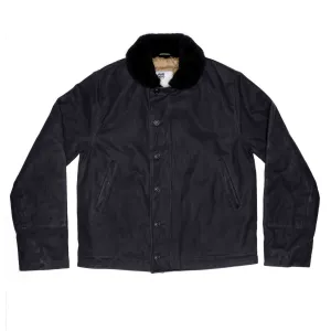 Deck Jacket - Black Shearling