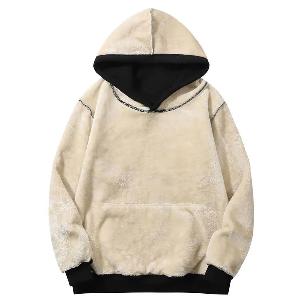 Dibs On The Mechanic Wrench Fleece Sherpa Lined Hoodie