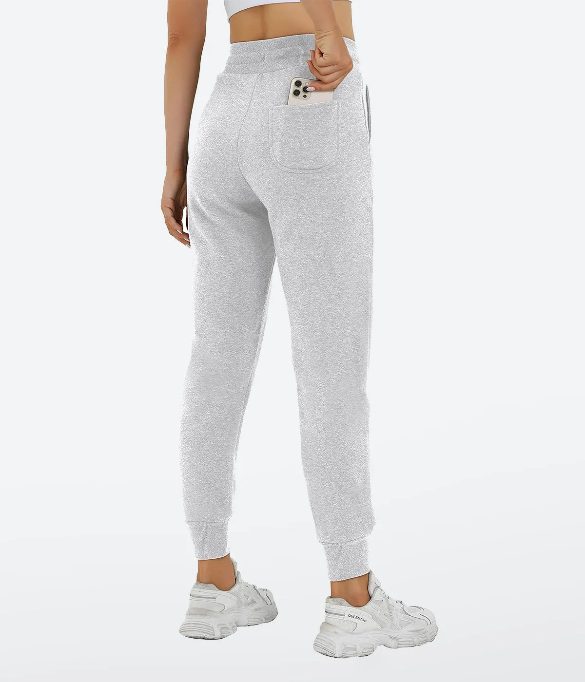 Fleece Lined Tapered Joggers - HY35