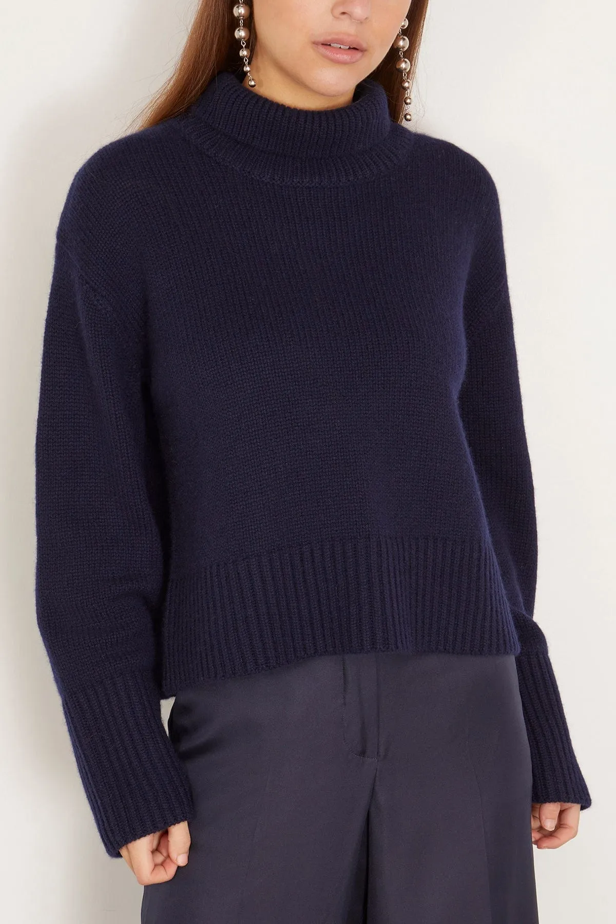 Fleur Sweater in Navy