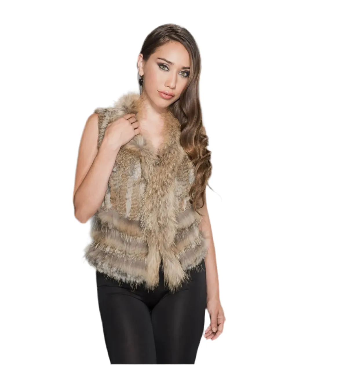 Genuine Rabbit fur Vest