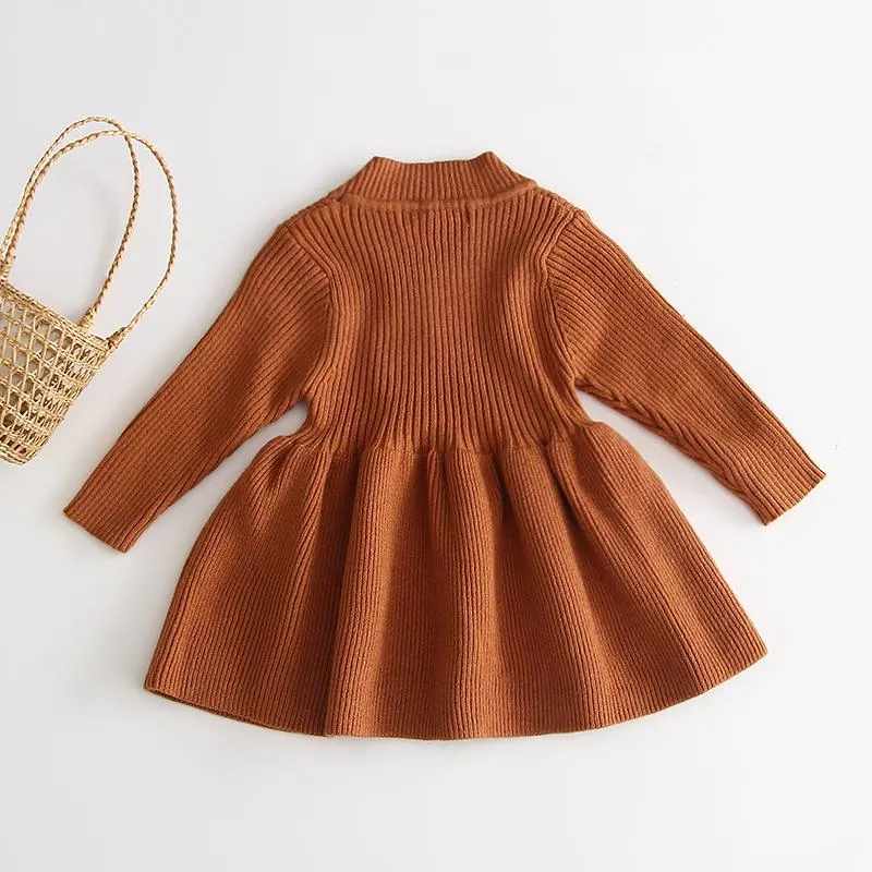 Girls Knitted Sweater Dress