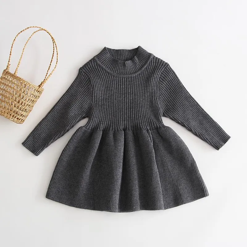 Girls Knitted Sweater Dress