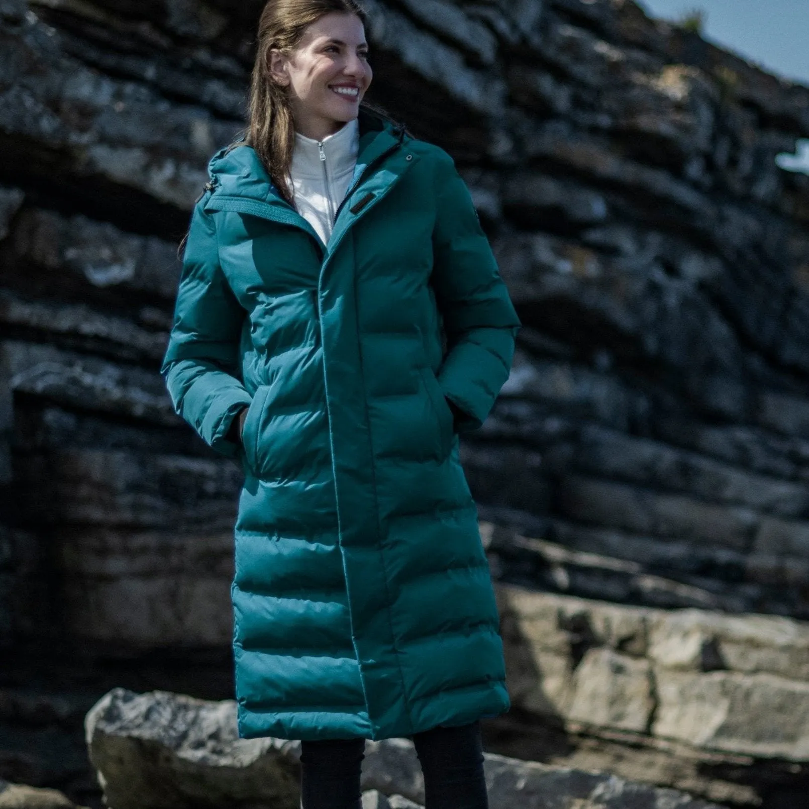 Glaston Womens Parka - Deep Teal