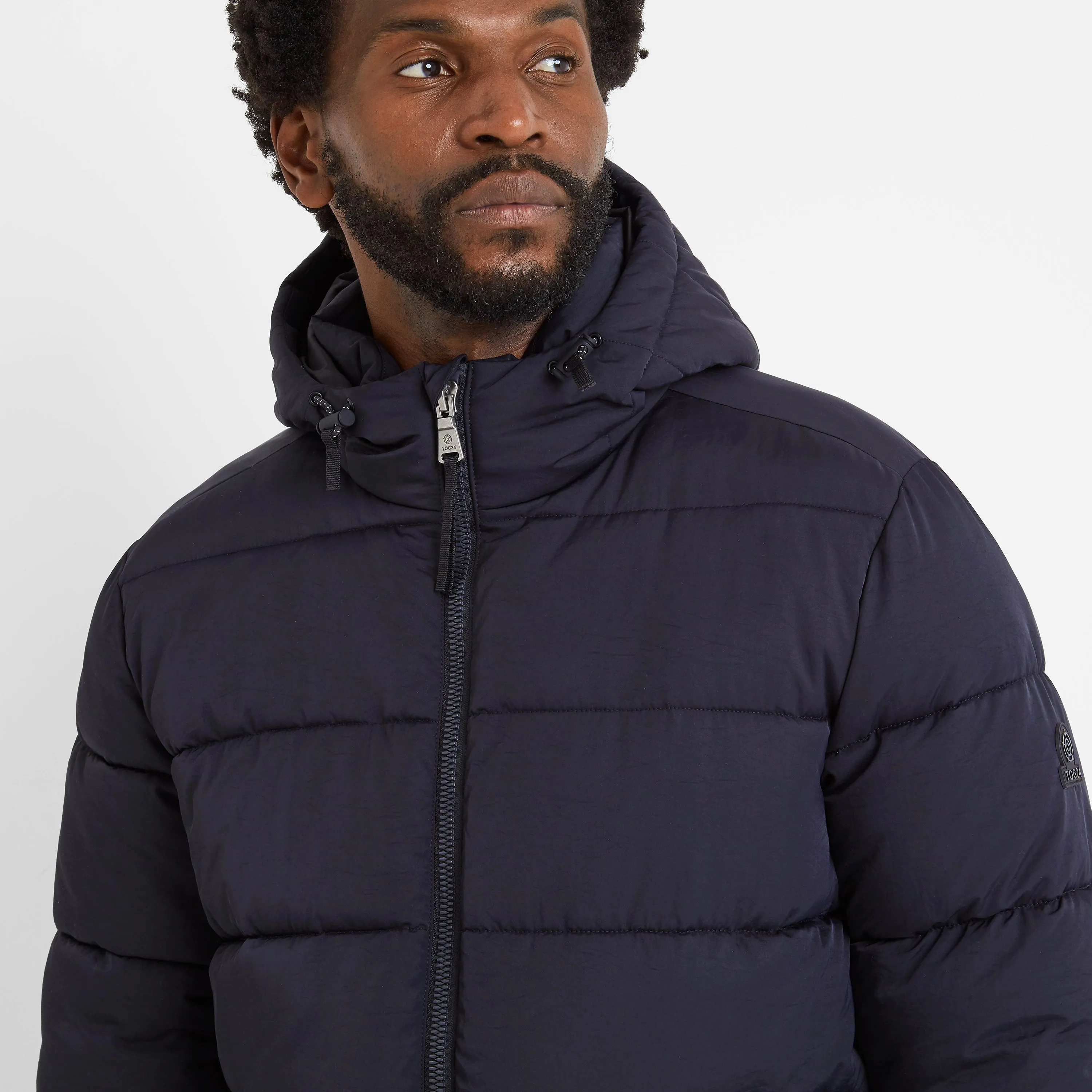 Hamilton Mens Padded Parka - Black