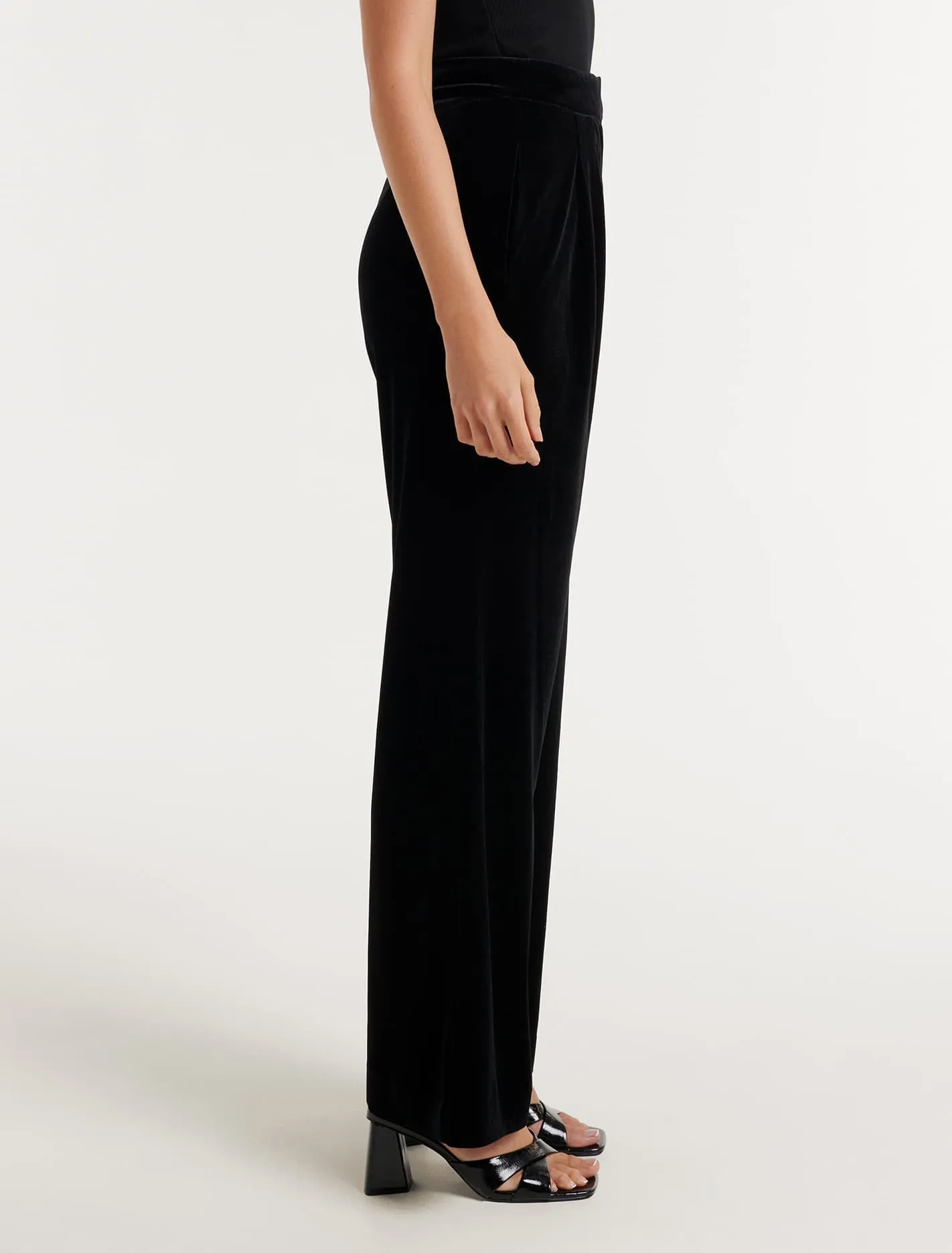 Harlow Velvet Tailored Pant