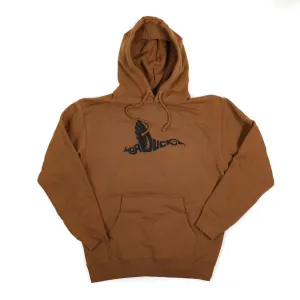 HEAVYWEIGHT STANDARD HOODED SWEATSHIRT SADDLE BROWN (ONLY 4 LEFT)