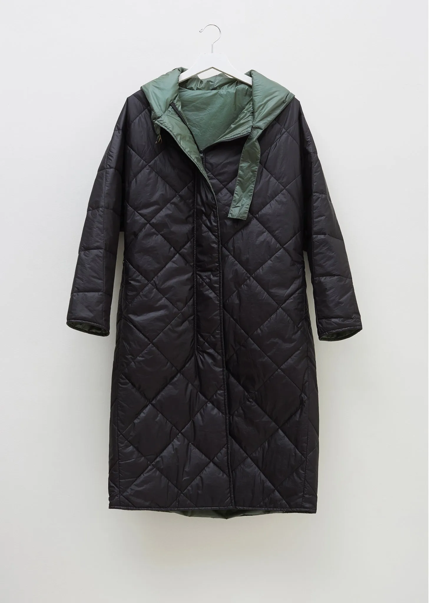 Hooded Reversible Quilted Parka