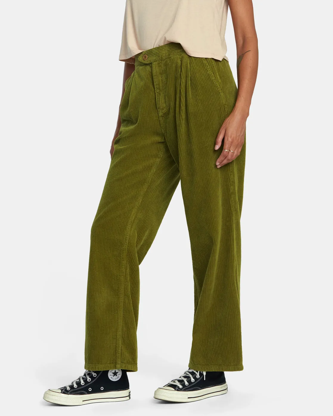 Hudson Wide Leg Pants - Monstera