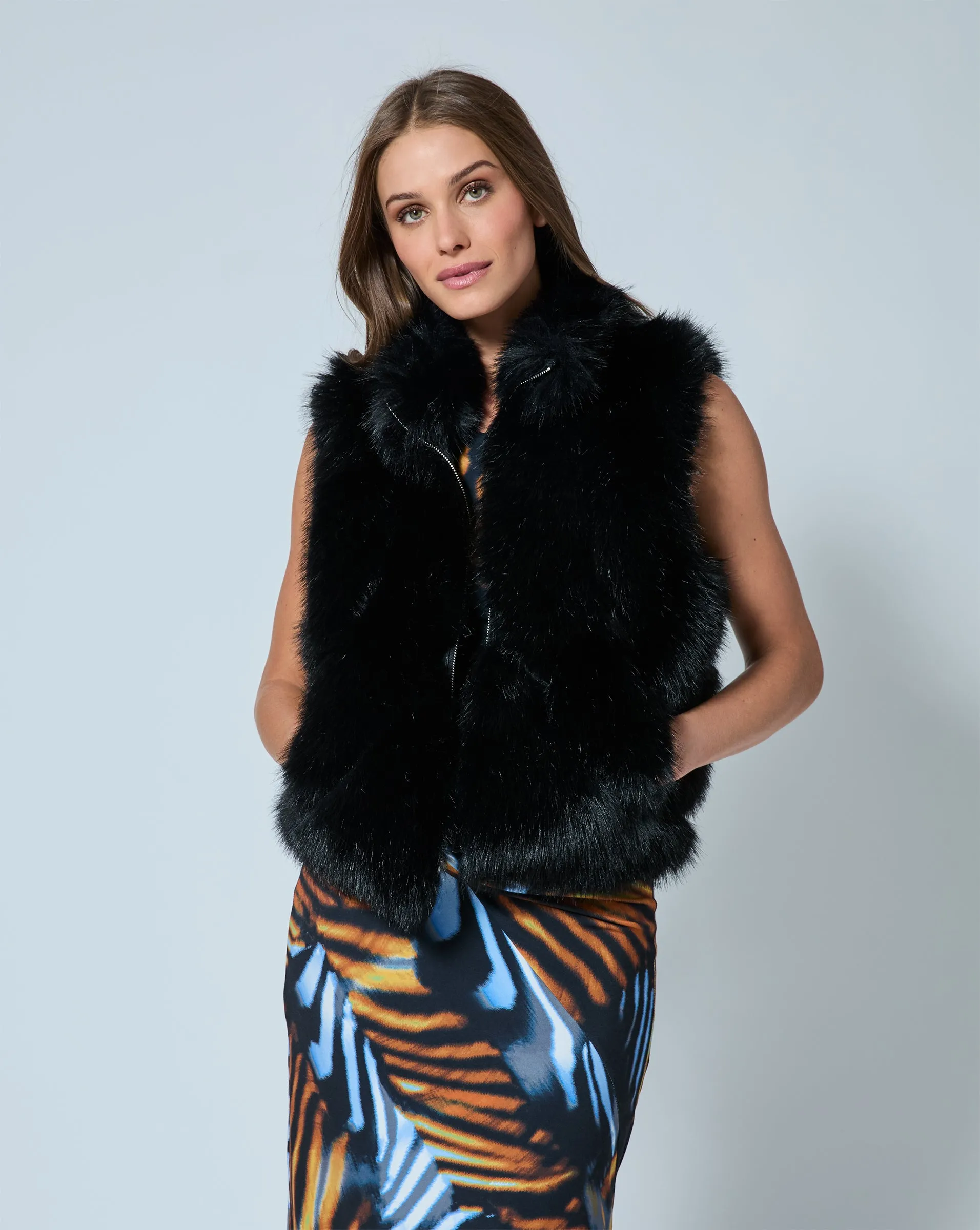 Icon Fox Faux Fur Vest