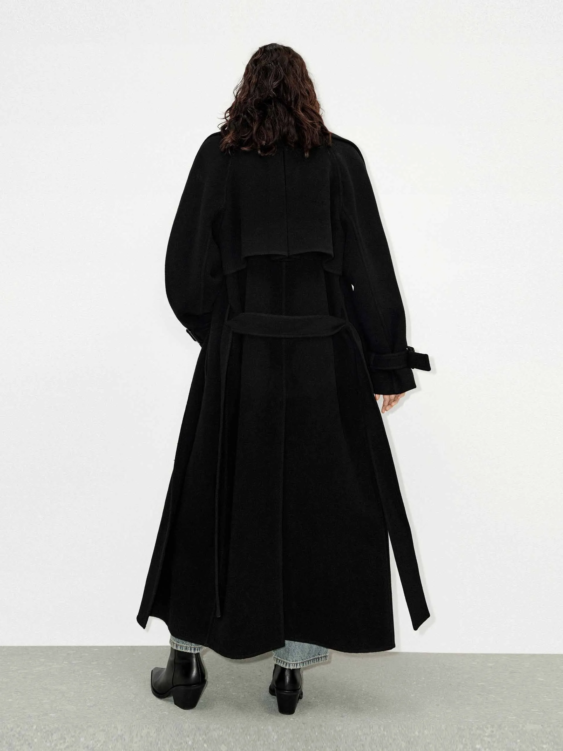 Include Bleted Wool Overcoat