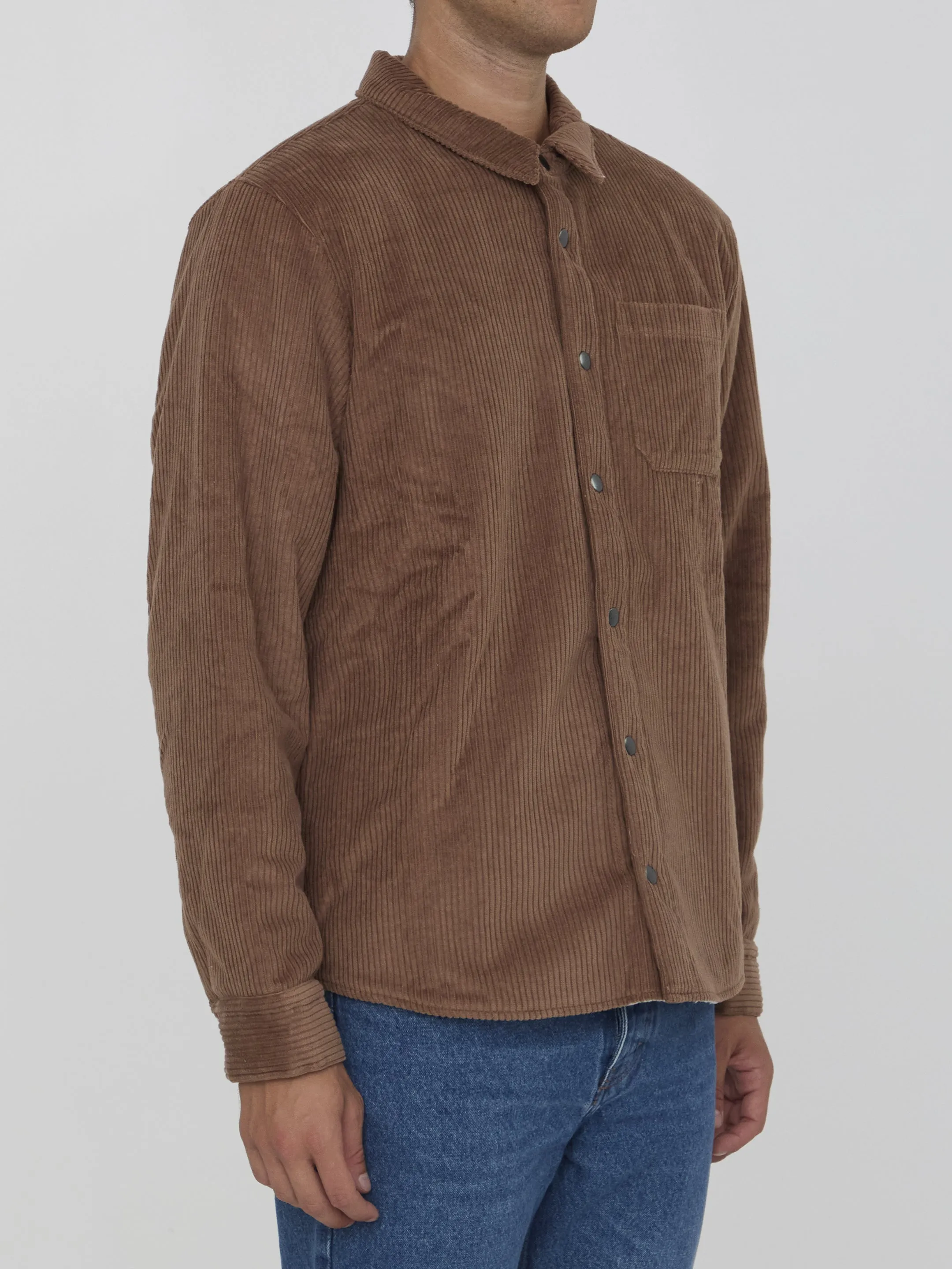 James Perse Sherpa Jacket With Shearling Lining