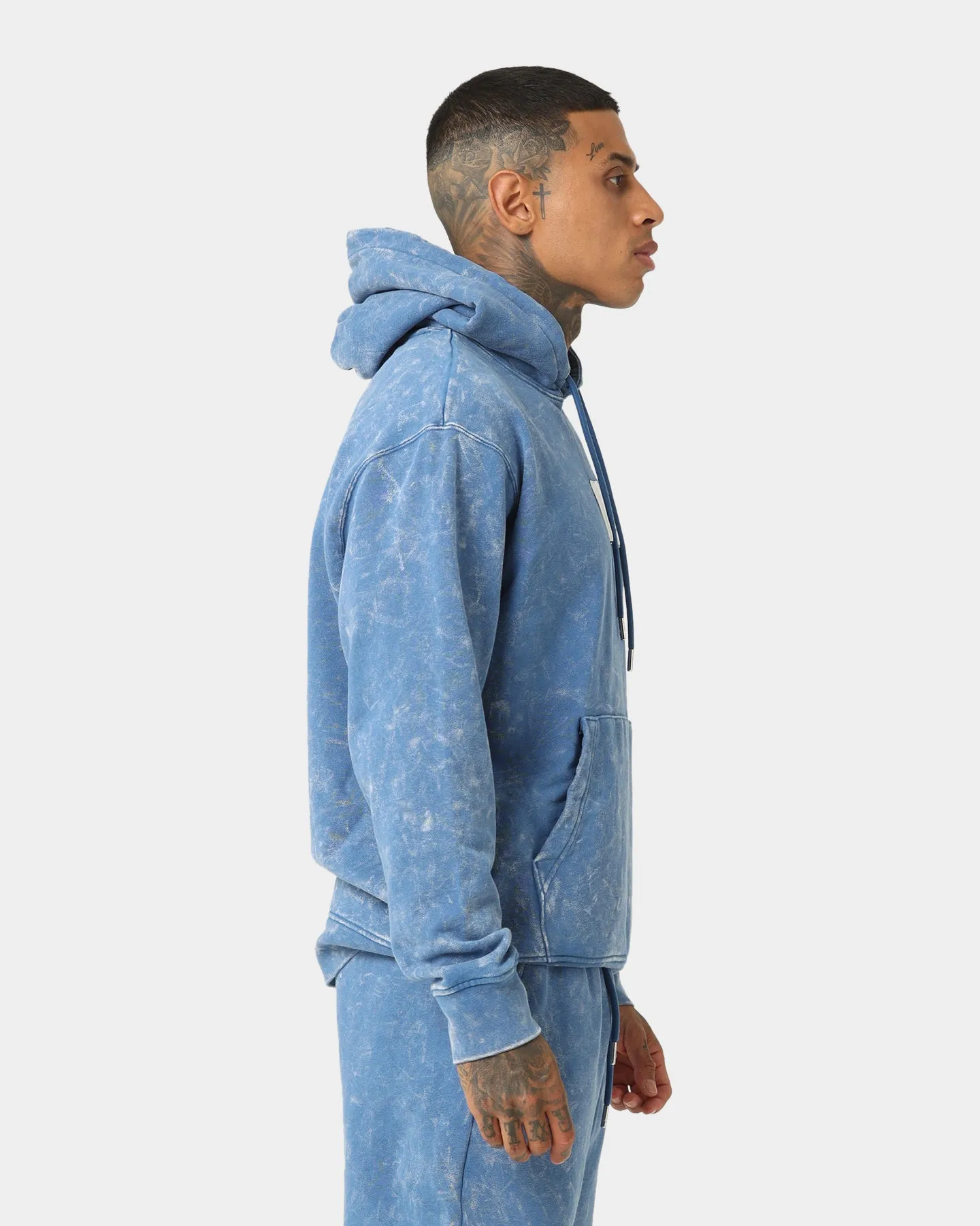 Jordan Essential Statement Washed Fleece Pullover Hoodie True Blue/Sail