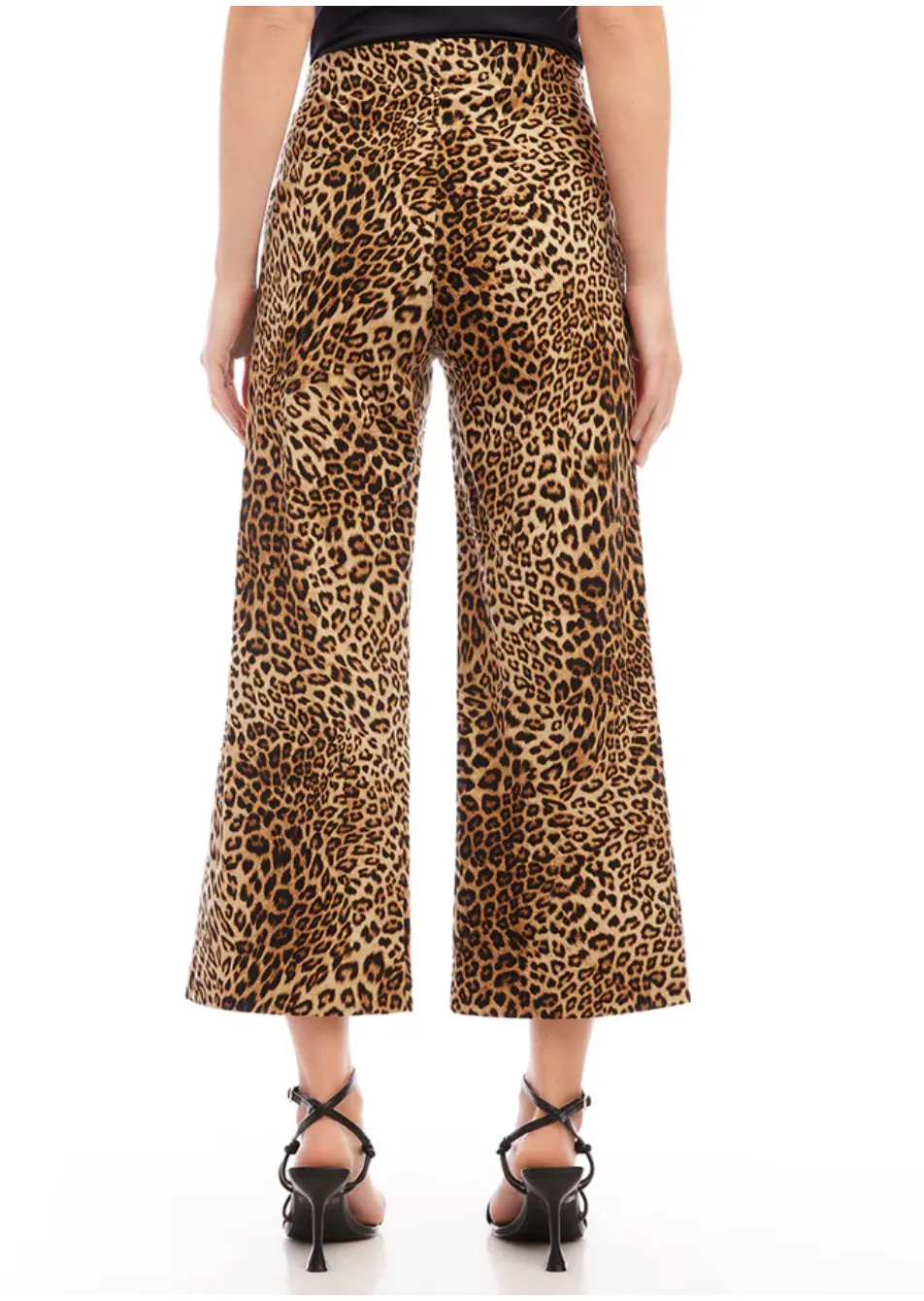 Karen Kane - Cropped Cordoroy Pants - Leopard