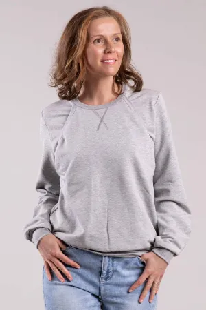 Keren Fleece Long Sleeve Nursing Sweatshirt