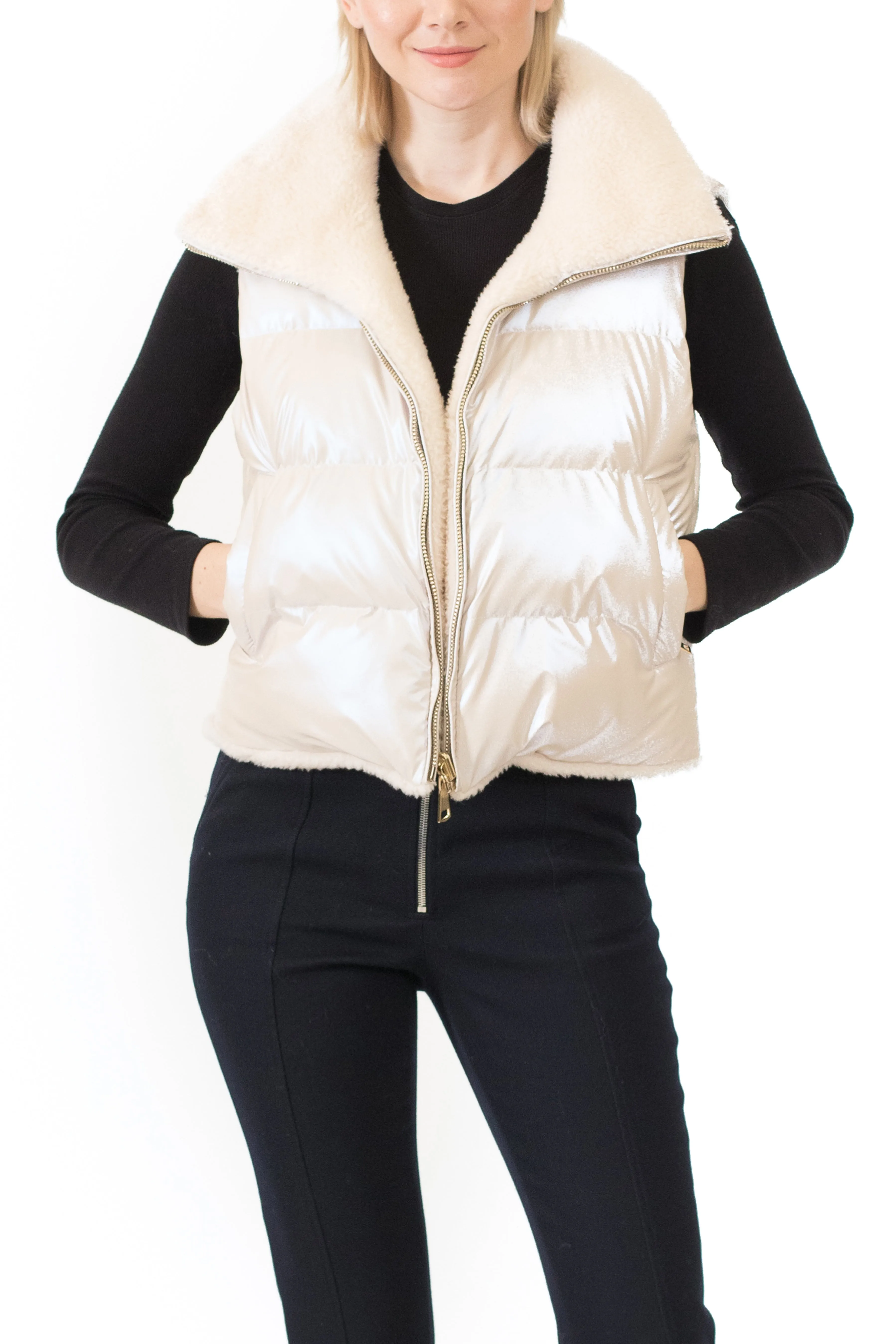 LODI - Faux Shearling Reversible Vest