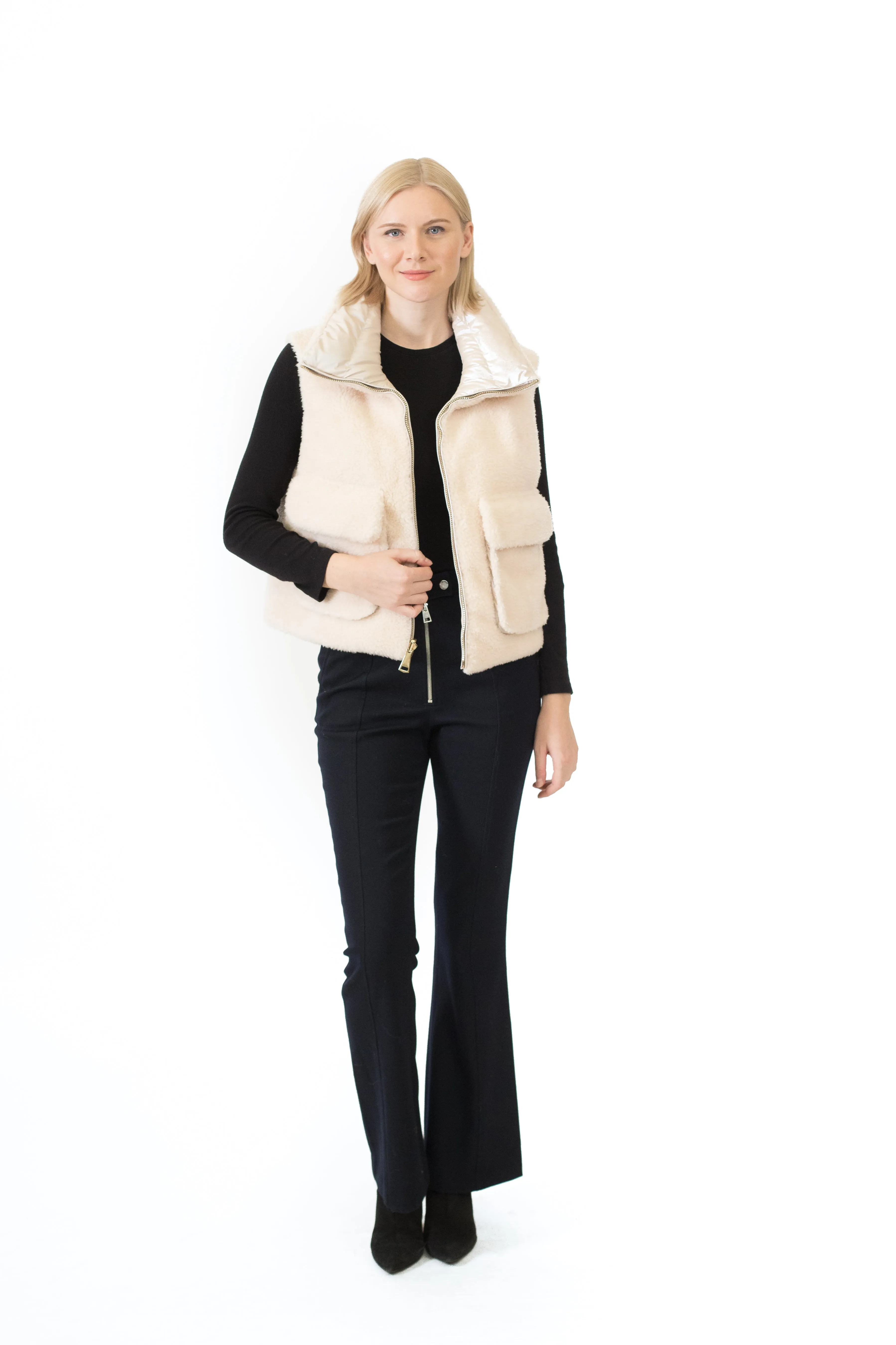 LODI - Faux Shearling Reversible Vest