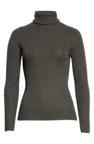 Lynnette Turtleneck in Charcoal Grey