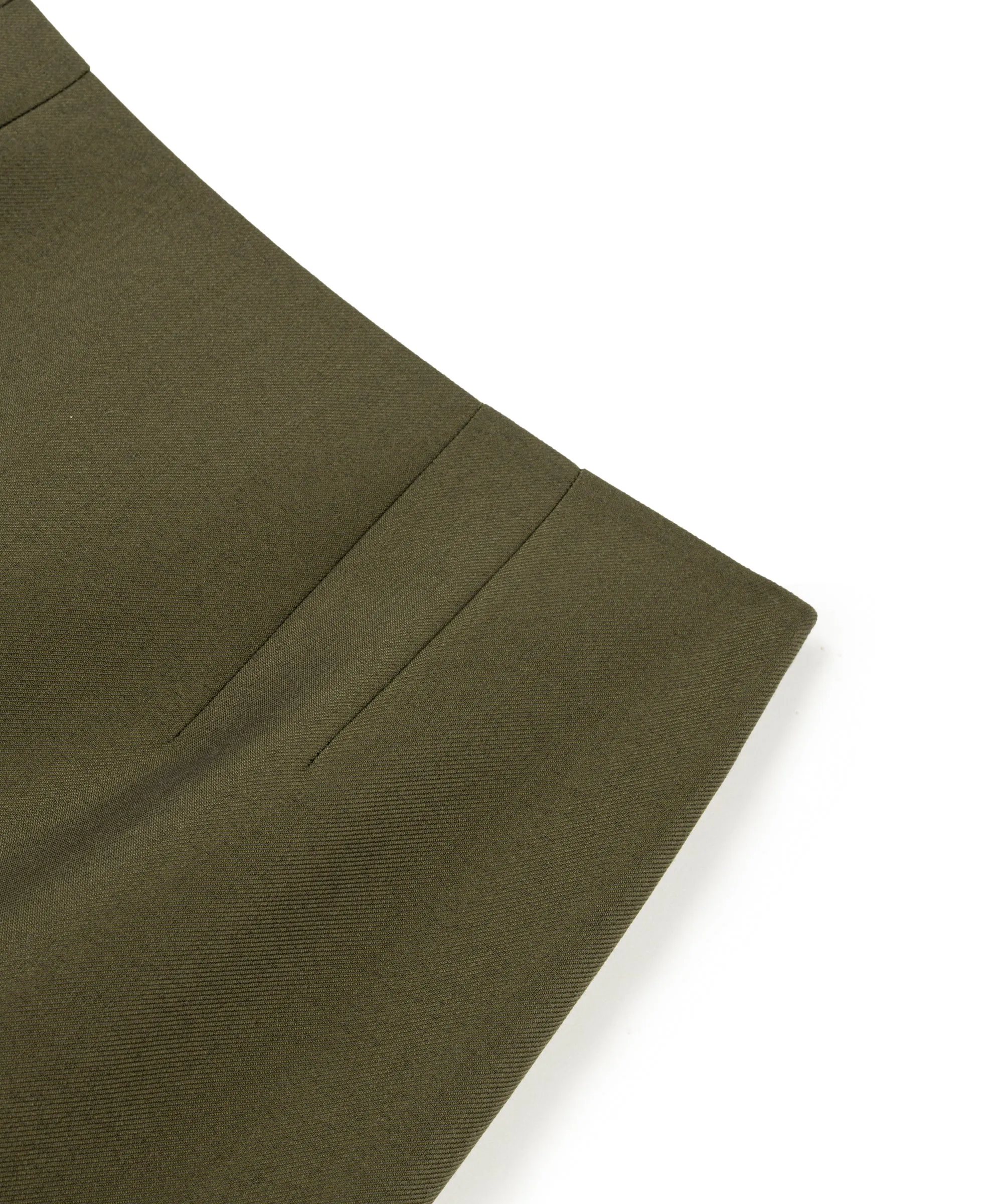 Machka Pencil Skirt With Slit Detailed Dark Green