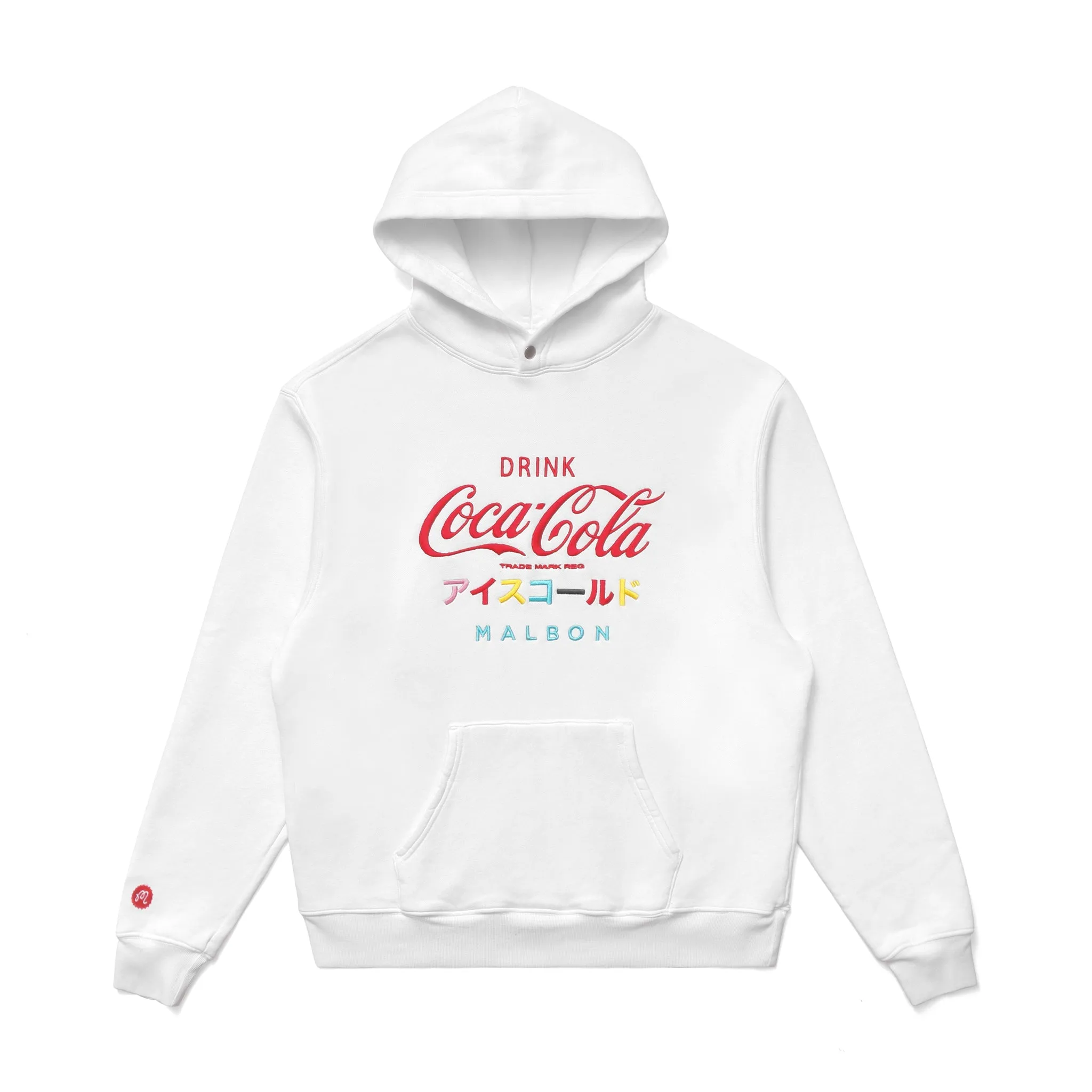 Malbon Golf X COCA COLA ICE COLD HOODIE - WHITE