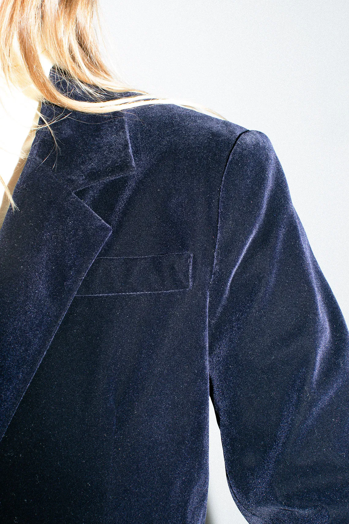 Marmont Navy Velvet Blazer