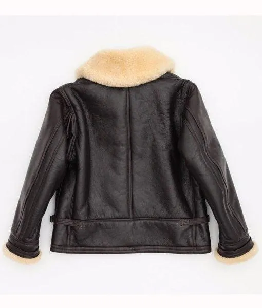 Navy M-445A Flight Shearling Leather Jacket