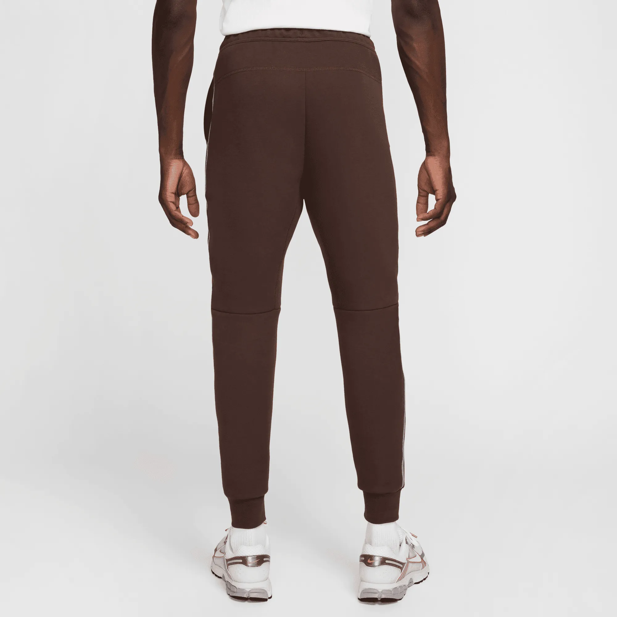 Nike Sportswear Tech Fleece Brown Silver Reflective Joggers