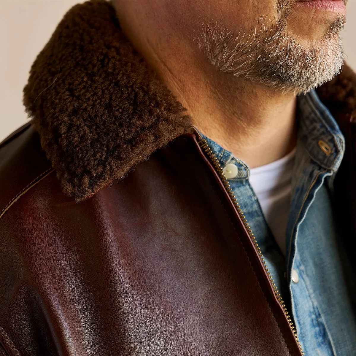 No.325 Bomber Jacket | LE Horsehide Shearling